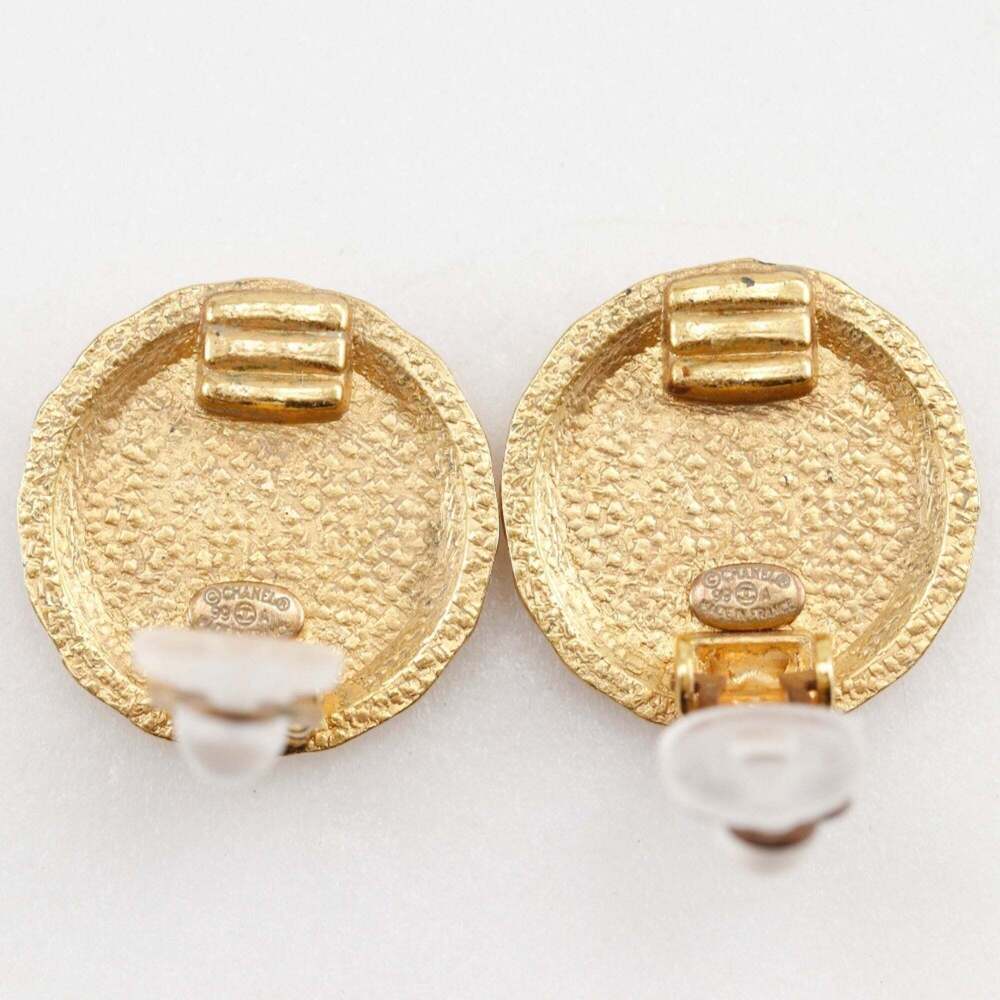 CHANEL Gold Earrings - Picture 5 of 6